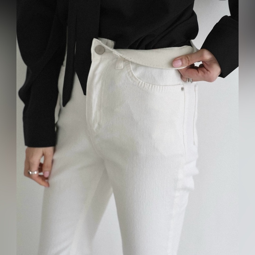 New-Cotton Pants with Hidden Banding - Picture 9 of 10